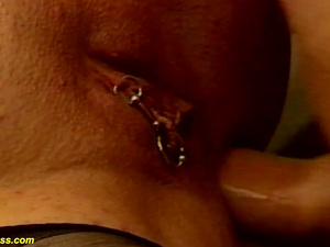 pierced curvy milf first anal