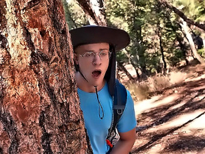 Hot Hiker Humps Park Perv