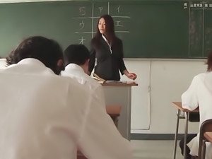 Hot and horny Reiko Kobayakawa Japanese female teacher sex
