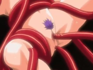 Hentai girl fucked by tentacles